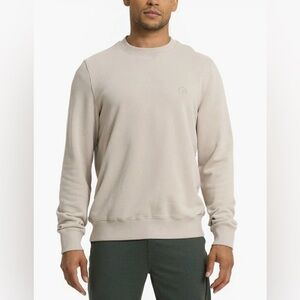 Vuori Men's Light Beige Crewneck Sweater